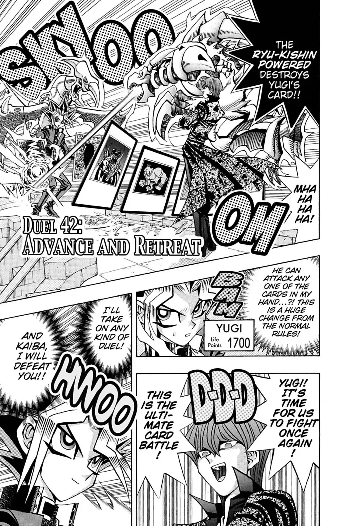 Yu-Gi-Oh! Duelist Chapter 42 page 1 - Chapter 42: Vol.5 Duel 42: Advance and Retreat
