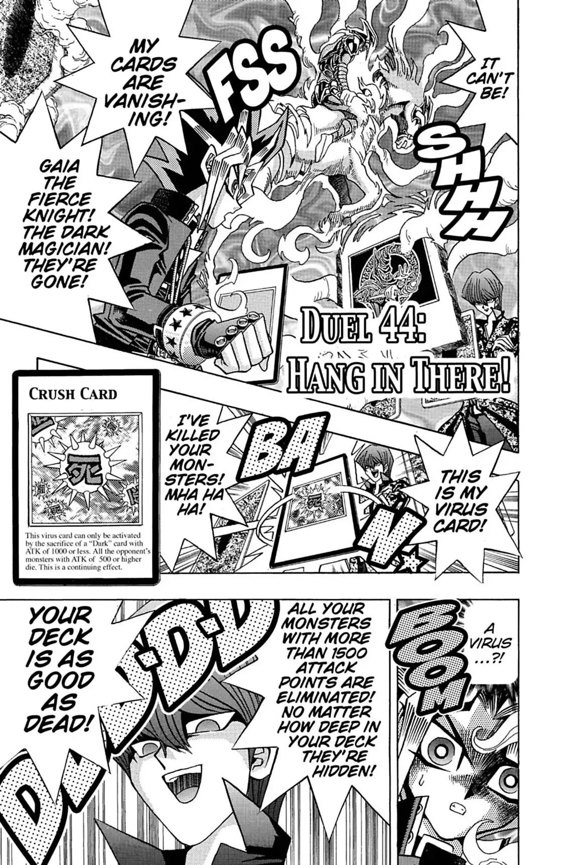 Yu-Gi-Oh! Duelist Chapter 44 page 1 - Chapter 44: Vol.5 Duel 44: Hang In There!