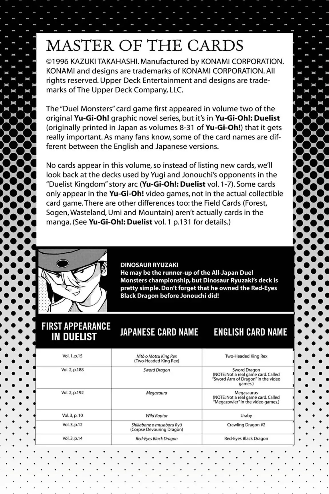 Yu-Gi-Oh! Duelist Chapter 83.5 page 1 - Vol.9 Master of the Cards