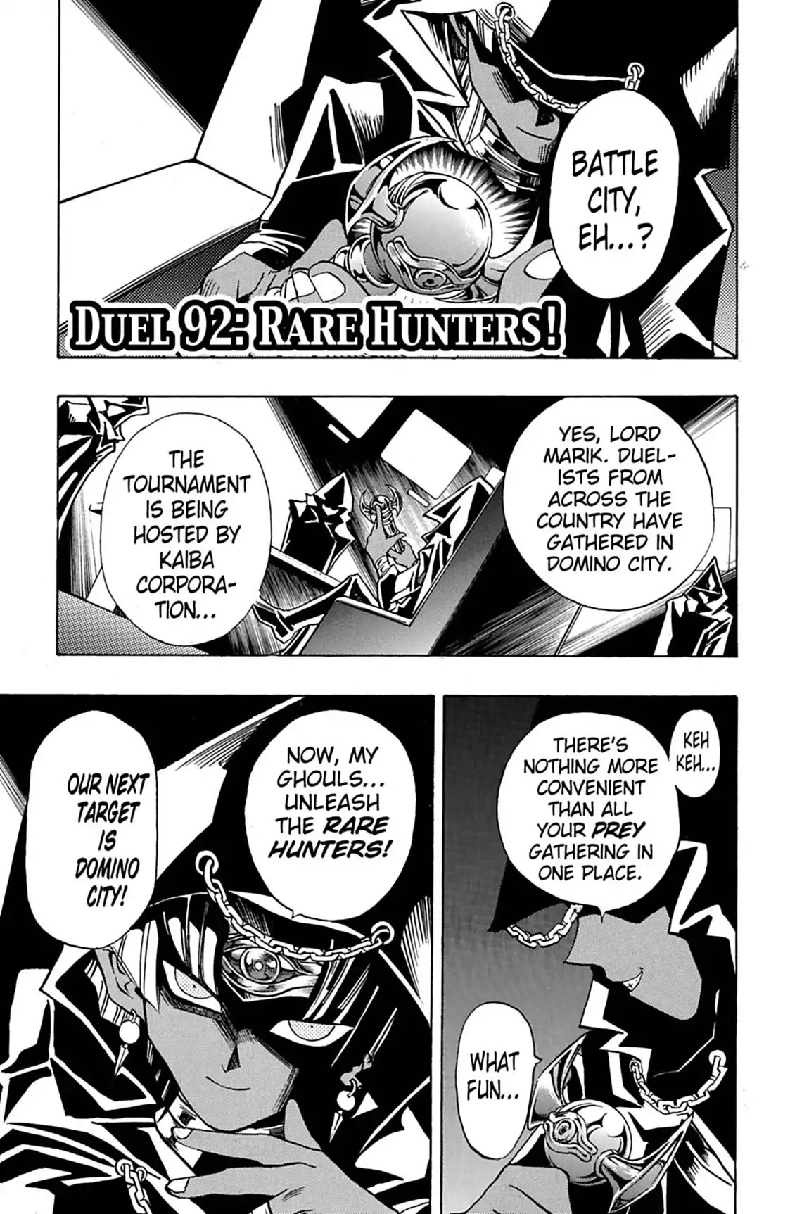 Yu-Gi-Oh! Duelist Chapter 92 page 1 - Chapter 92: Vol.10 Duel 92: Rare Hunters!