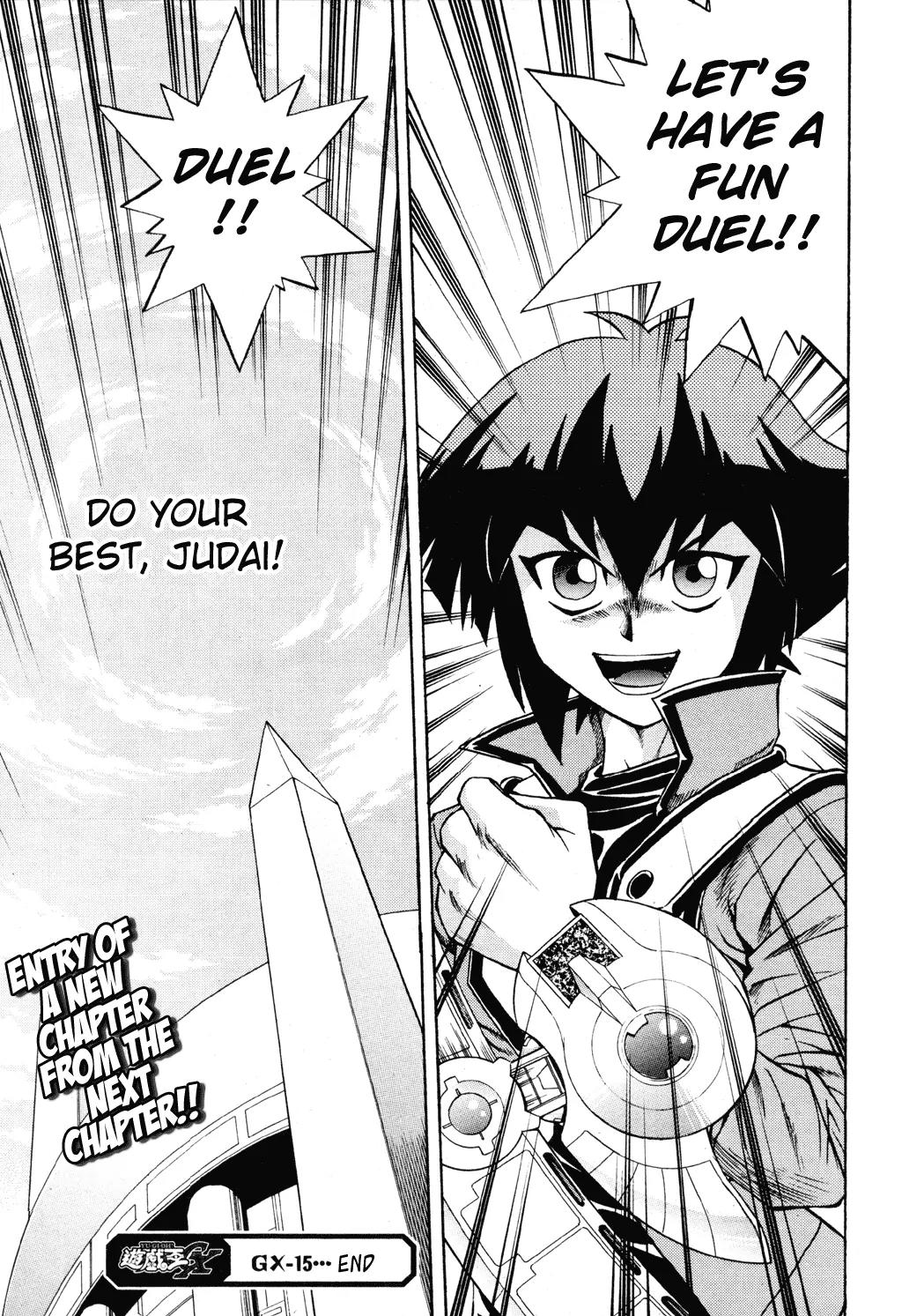 Yu-Gi-Oh! GX Chapter 15 page 20 - Chapter 15: Separation... and Determination!!