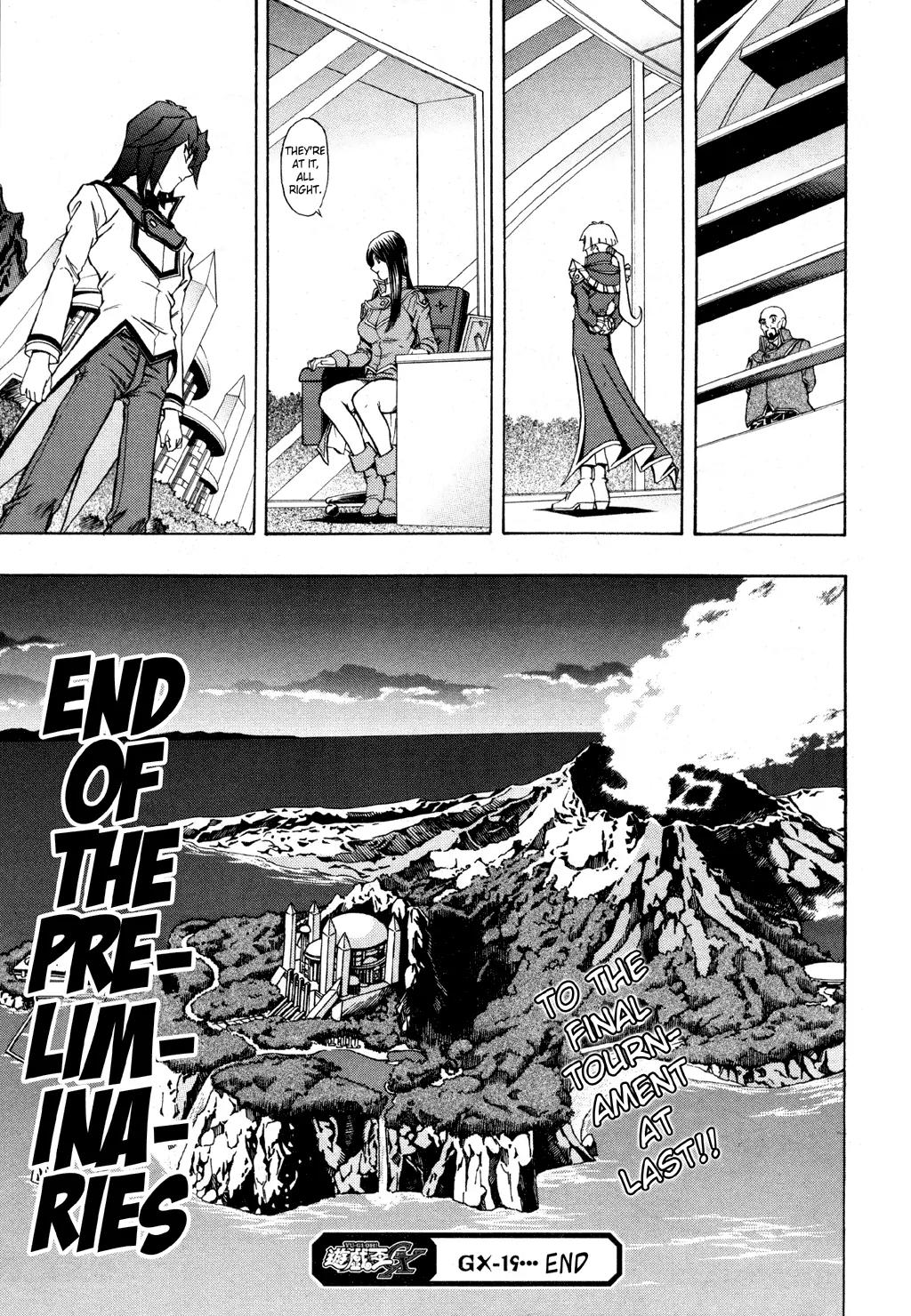 Yu-Gi-Oh! GX Chapter 19 page 20 - Chapter 19: End of the Preliminary Rounds!!