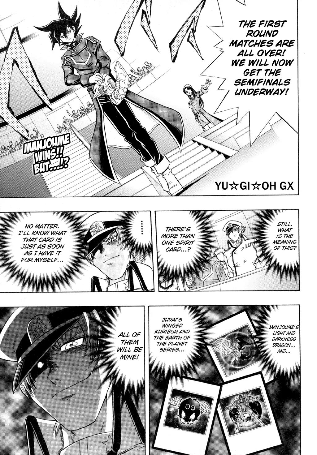 Yu-Gi-Oh! GX Chapter 27 page 1 - Chapter 27: Begin The Semifinals!!
