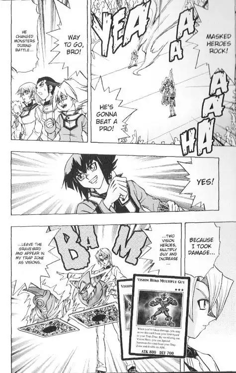 Yu-Gi-Oh! GX Chapter 51 page 11 - Chapter 51: Masked Hero Vs. Vision Hero!!