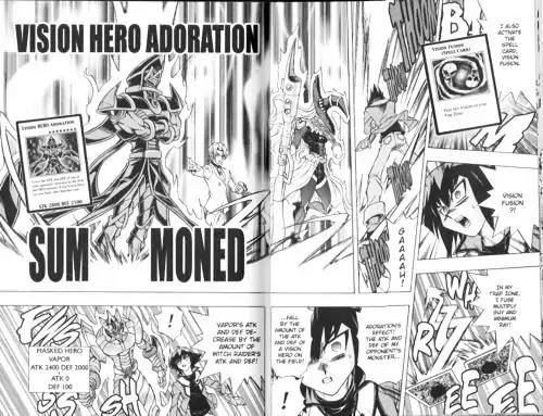 Yu-Gi-Oh! GX Chapter 51 page 22 - Chapter 51: Masked Hero Vs. Vision Hero!!