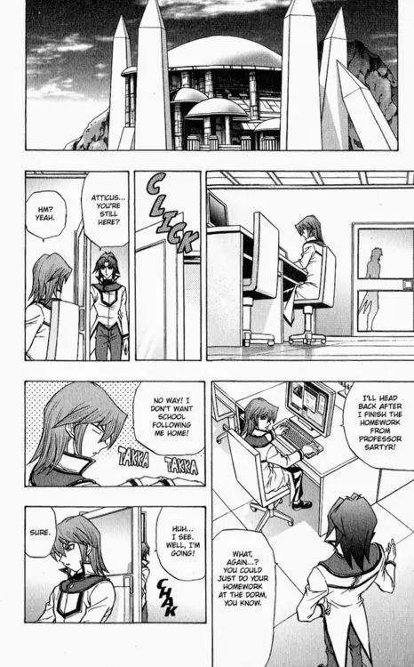 Yu-Gi-Oh! GX Chapter 52 page 13 - Chapter 52: Aster Duels Again...!