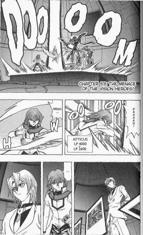Yu-Gi-Oh! GX Chapter 53 page 1 - Chapter 53: The Menace of the Vision Heroes!