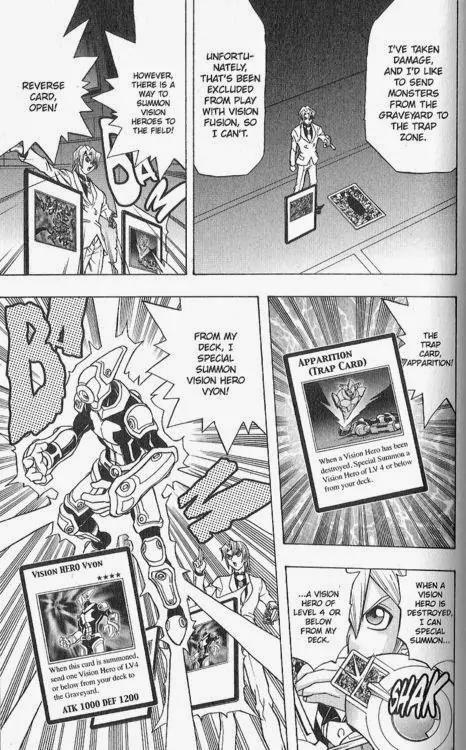 Yu-Gi-Oh! GX Chapter 53 page 12 - Chapter 53: The Menace of the Vision Heroes!