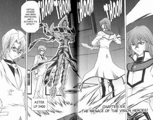 Yu-Gi-Oh! GX Chapter 53 page 2 - Chapter 53: The Menace of the Vision Heroes!