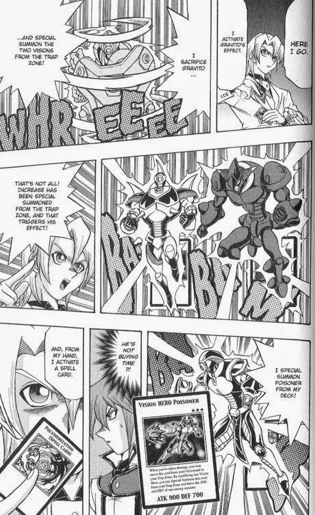 Yu-Gi-Oh! GX Chapter 53 page 21 - Chapter 53: The Menace of the Vision Heroes!