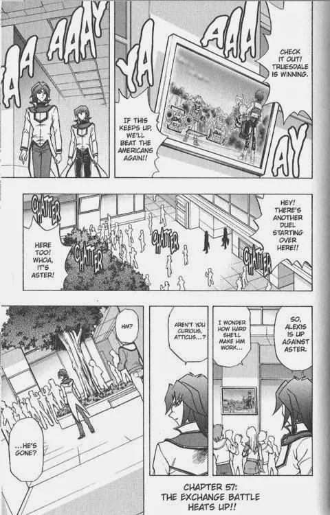 Yu-Gi-Oh! GX Chapter 57 page 1 - Chapter 57: The Exchange Battle Heats up!!