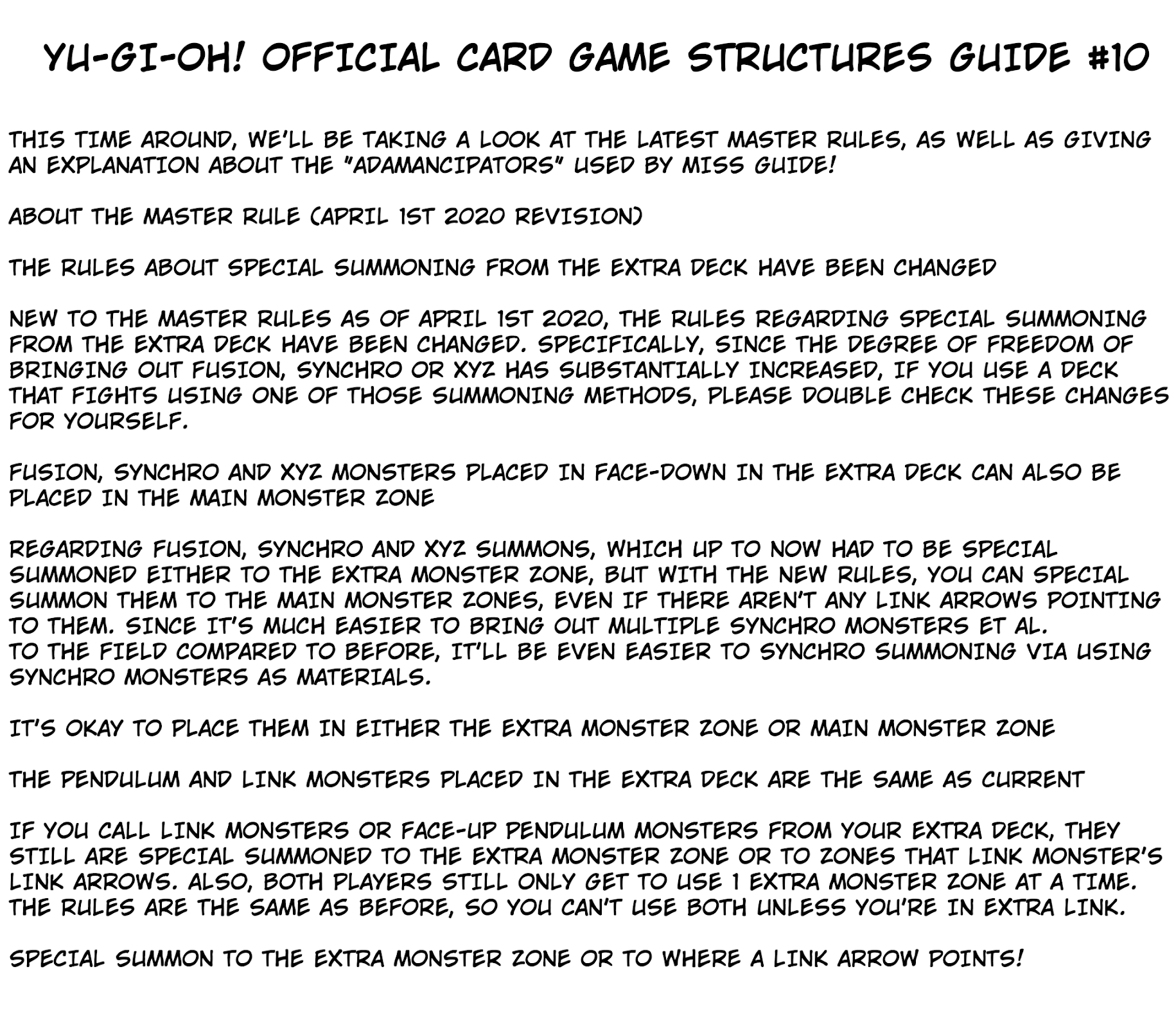 Yu-Gi-Oh! OCG Structures Chapter 10 page 25 - Chapter 10: The New Master Rules!!