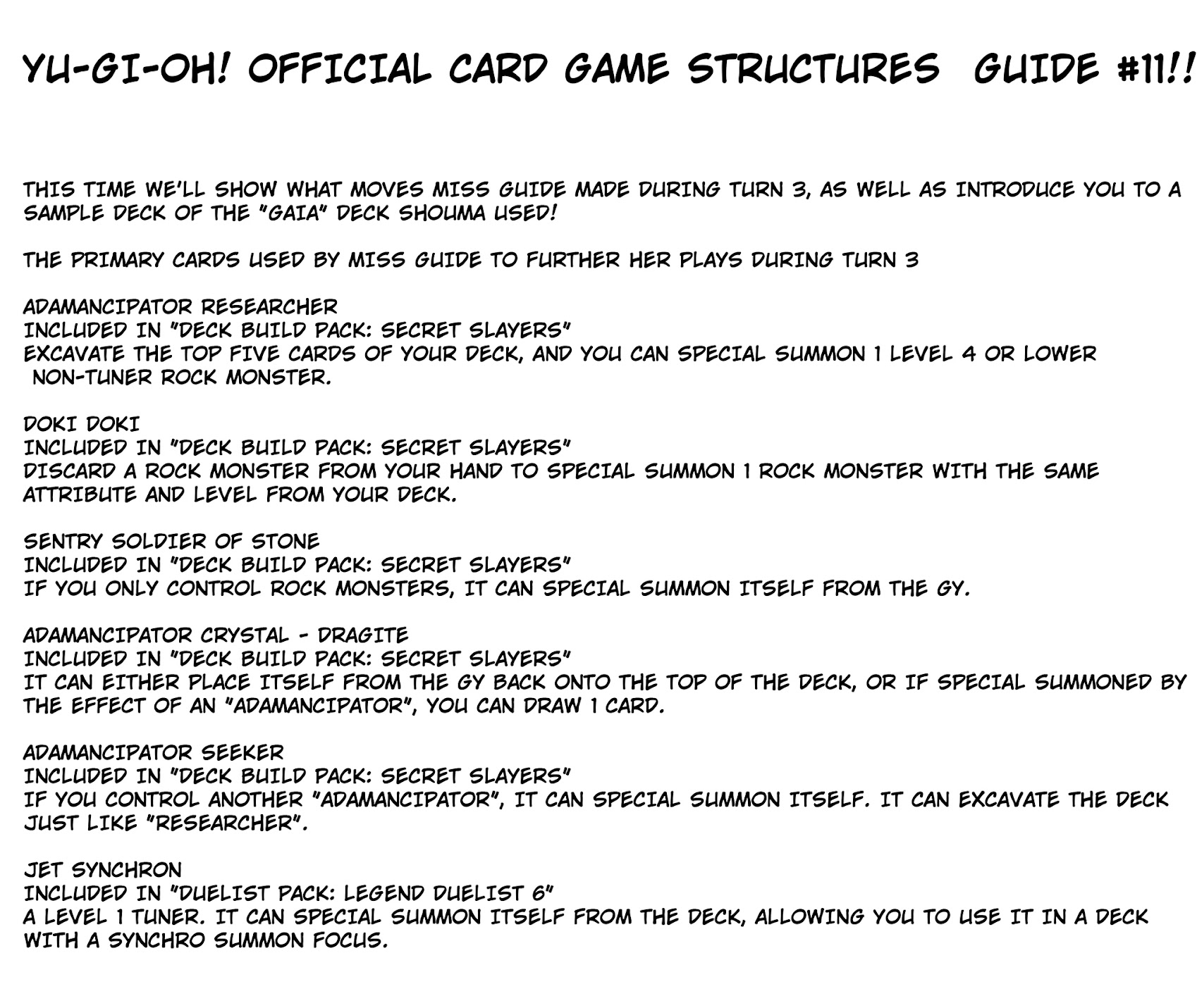 Yu-Gi-Oh! OCG Structures Chapter 11 page 26 - Chapter 11: Knight Gaia VS Adamancipator