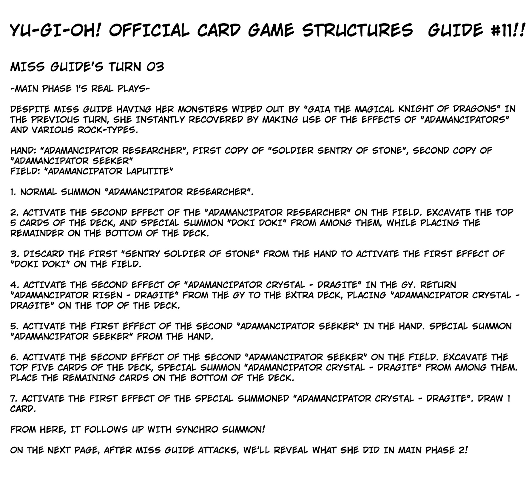 Yu-Gi-Oh! OCG Structures Chapter 11 page 27 - Chapter 11: Knight Gaia VS Adamancipator
