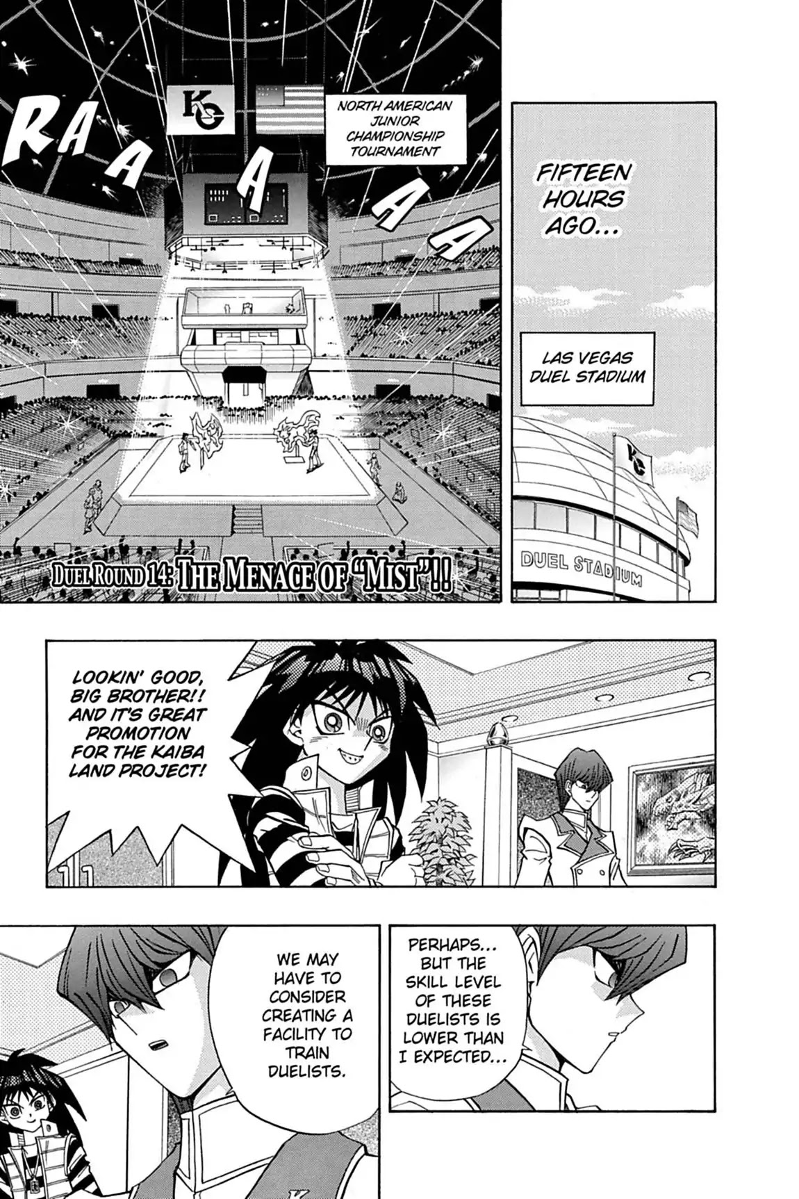 Yu-gi-oh! R Chapter 14 page 1 - Chapter 14: Vol.2 Duel Round 14: THE MENACE OF "MIST"!!