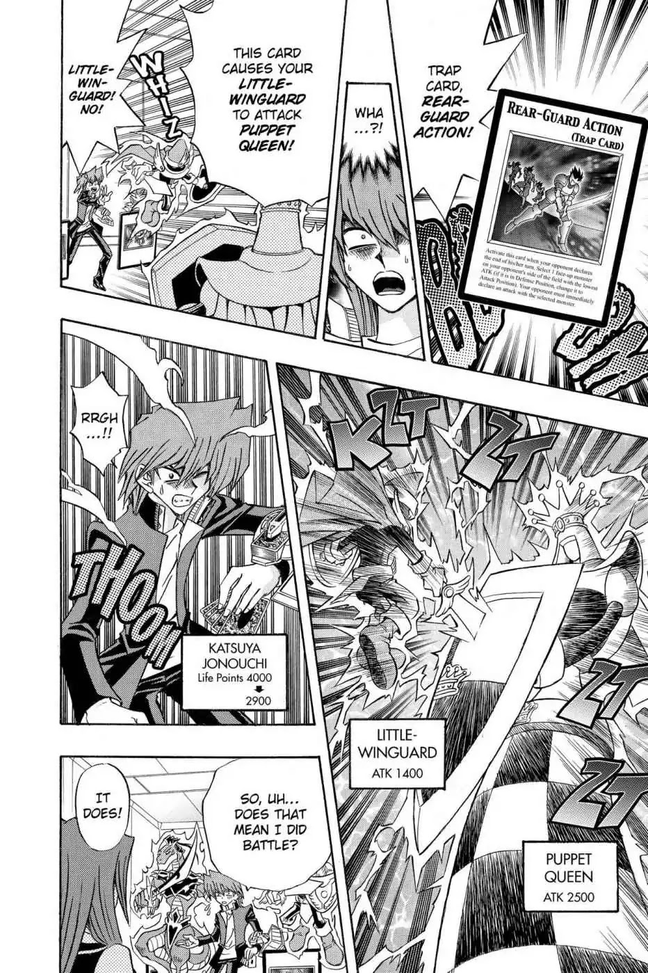 Yu-gi-oh! R Chapter 19 page 12 - Chapter 19: Vol.3 Duel Round 19: JONOUCHI...HELPLESS?!