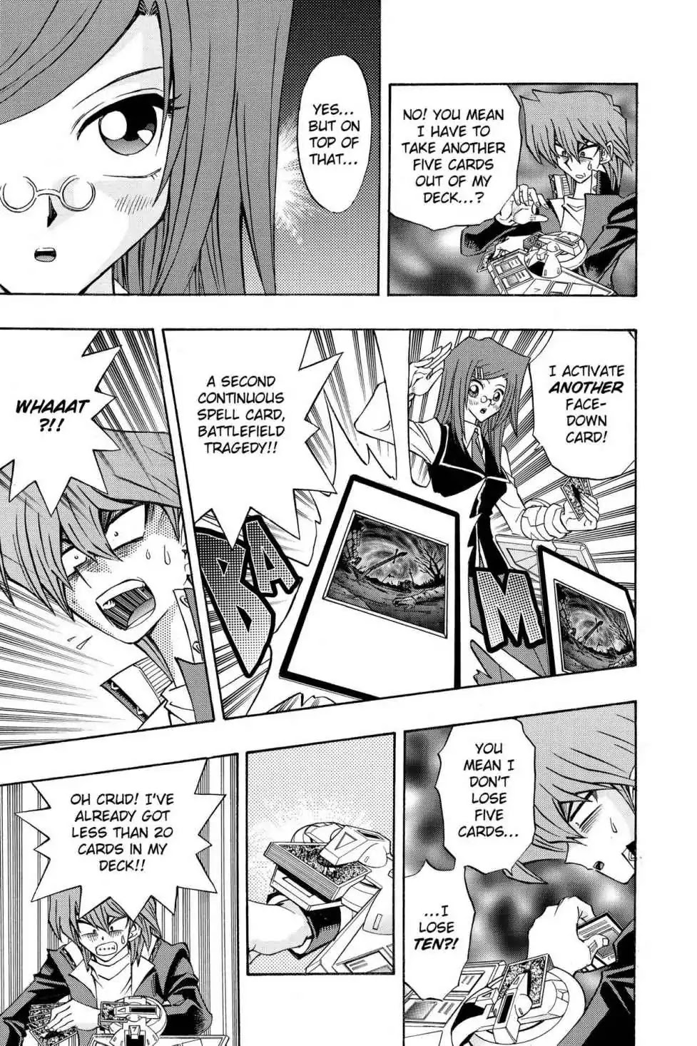 Yu-gi-oh! R Chapter 19 page 13 - Chapter 19: Vol.3 Duel Round 19: JONOUCHI...HELPLESS?!