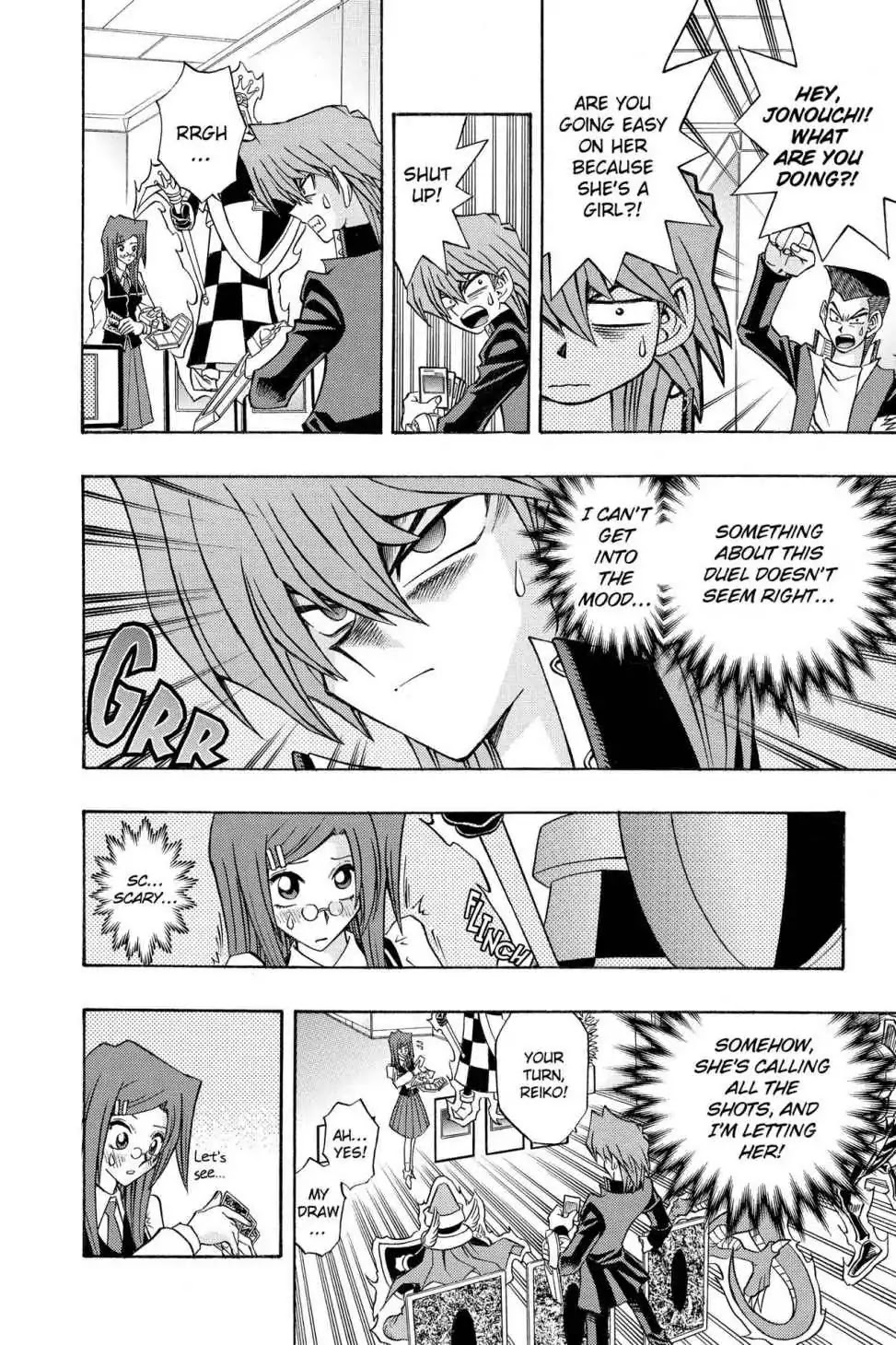 Yu-gi-oh! R Chapter 19 page 14 - Chapter 19: Vol.3 Duel Round 19: JONOUCHI...HELPLESS?!