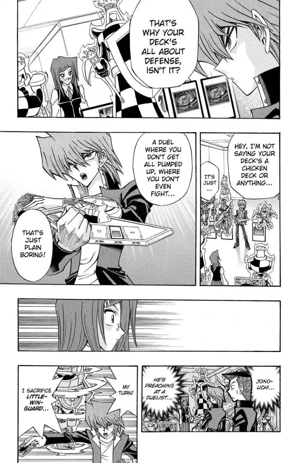 Yu-gi-oh! R Chapter 19 page 17 - Chapter 19: Vol.3 Duel Round 19: JONOUCHI...HELPLESS?!