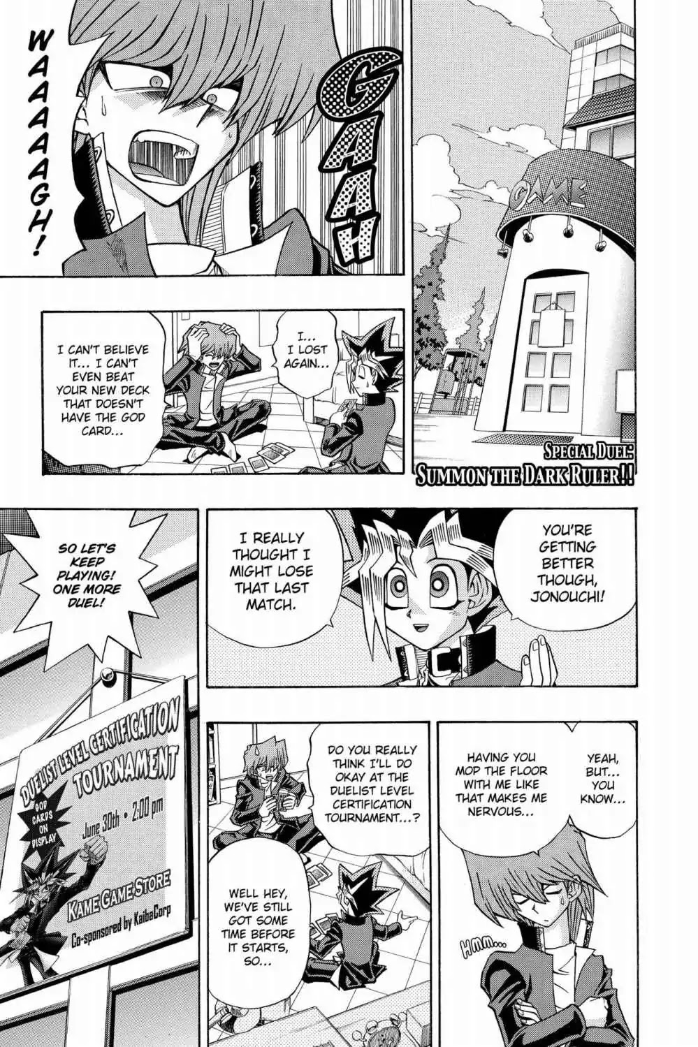 Yu-gi-oh! R Chapter 24.5 page 1 - Vol.3 Special Duel: SUMMON THE DARK RULER!!