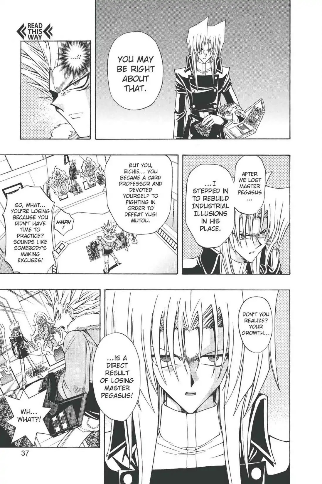Yu-gi-oh! R Chapter 26 page 9 - Chapter 26: Vol.4 Duel Round 26: PEGASUS'S PRODIGIES!!