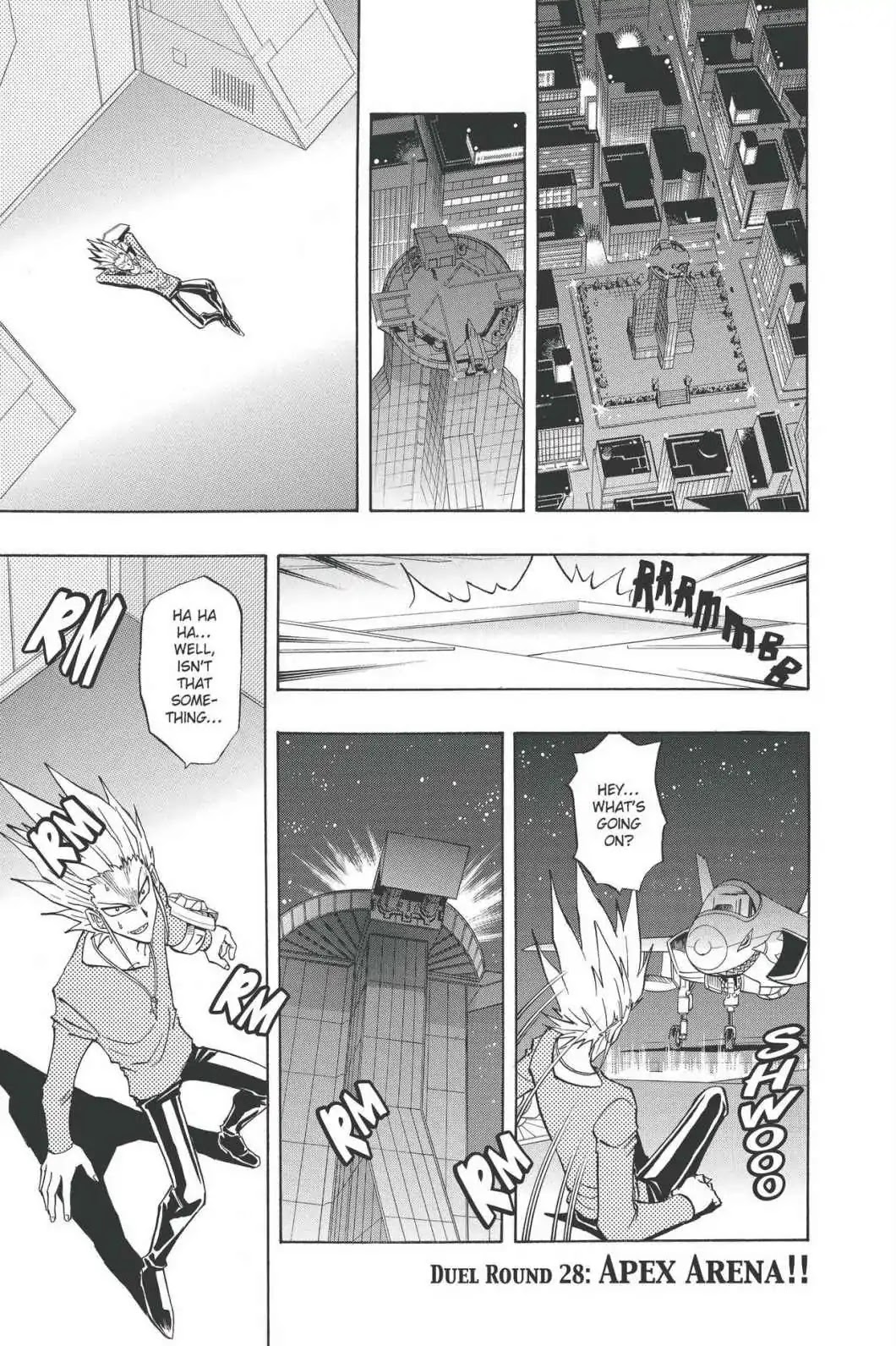 Yu-gi-oh! R Chapter 28 page 1 - Chapter 28: Vol.4 Duel Round 28: APEX ARENA!!