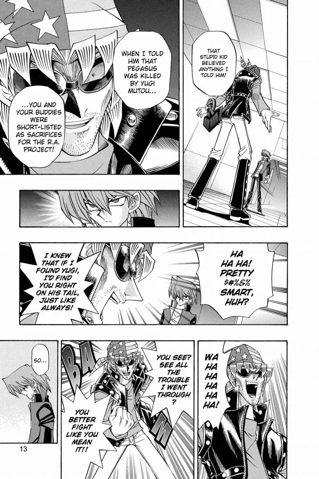 Yu-gi-oh! R Chapter 33 page 13 - Chapter 33: Vol.5 Duel Round 33: REMATCH!! KEITH VS. JONOUCHI