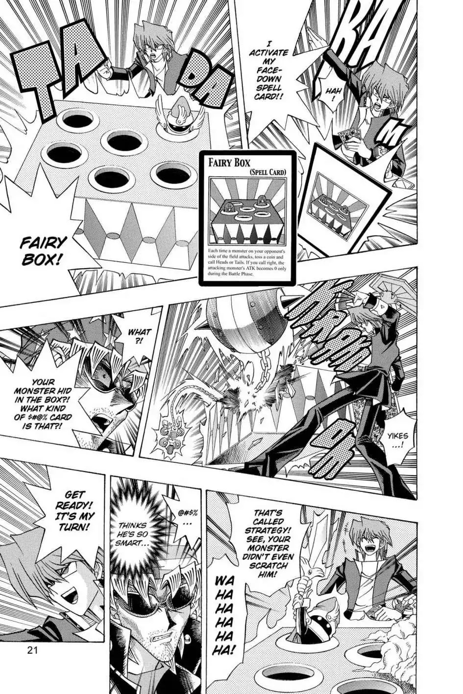 Yu-gi-oh! R Chapter 33 page 21 - Chapter 33: Vol.5 Duel Round 33: REMATCH!! KEITH VS. JONOUCHI