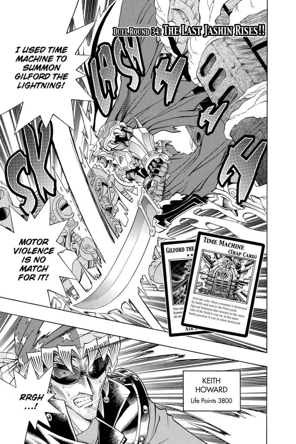 Yu-gi-oh! R Chapter 34 page 1 - Chapter 34: Vol.5 Duel Round 34: THE LAST JASHIN RISES!!
