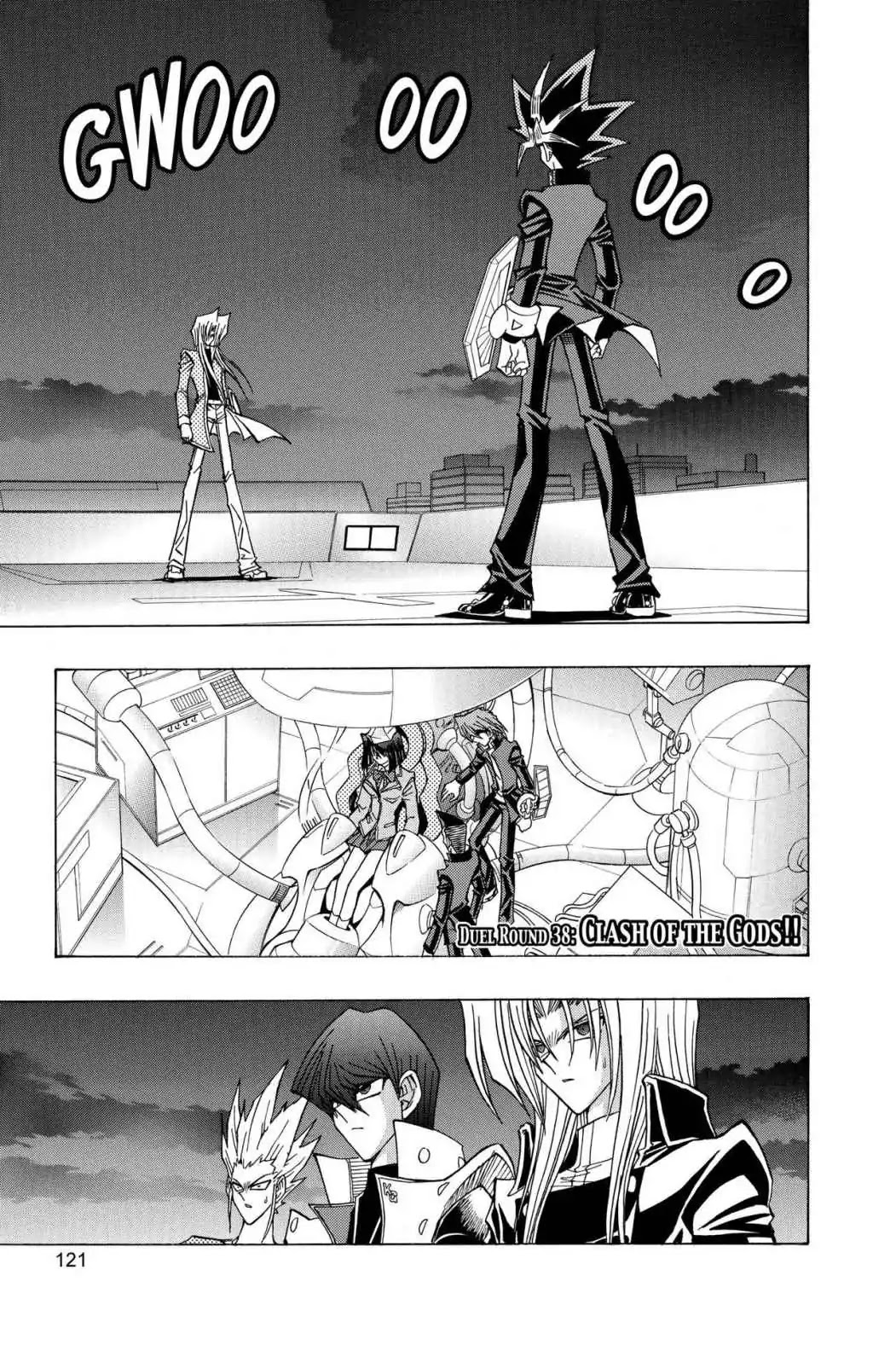 Yu-gi-oh! R Chapter 38 page 1 - Chapter 38: Vol.5 Duel Round 38: CLASH OF THE GODS!!