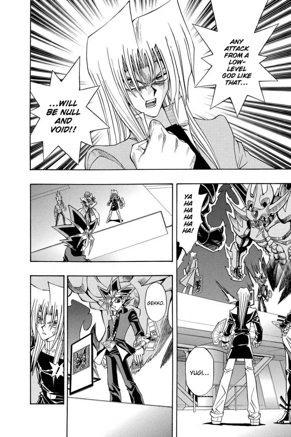 Yu-gi-oh! R Chapter 42 page 14 - Chapter 42: Vol.5 Duel Round 42: GOD VS. EVIL GOD!!