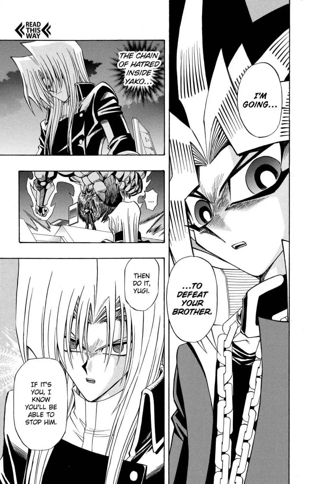 Yu-gi-oh! R Chapter 42 page 15 - Chapter 42: Vol.5 Duel Round 42: GOD VS. EVIL GOD!!