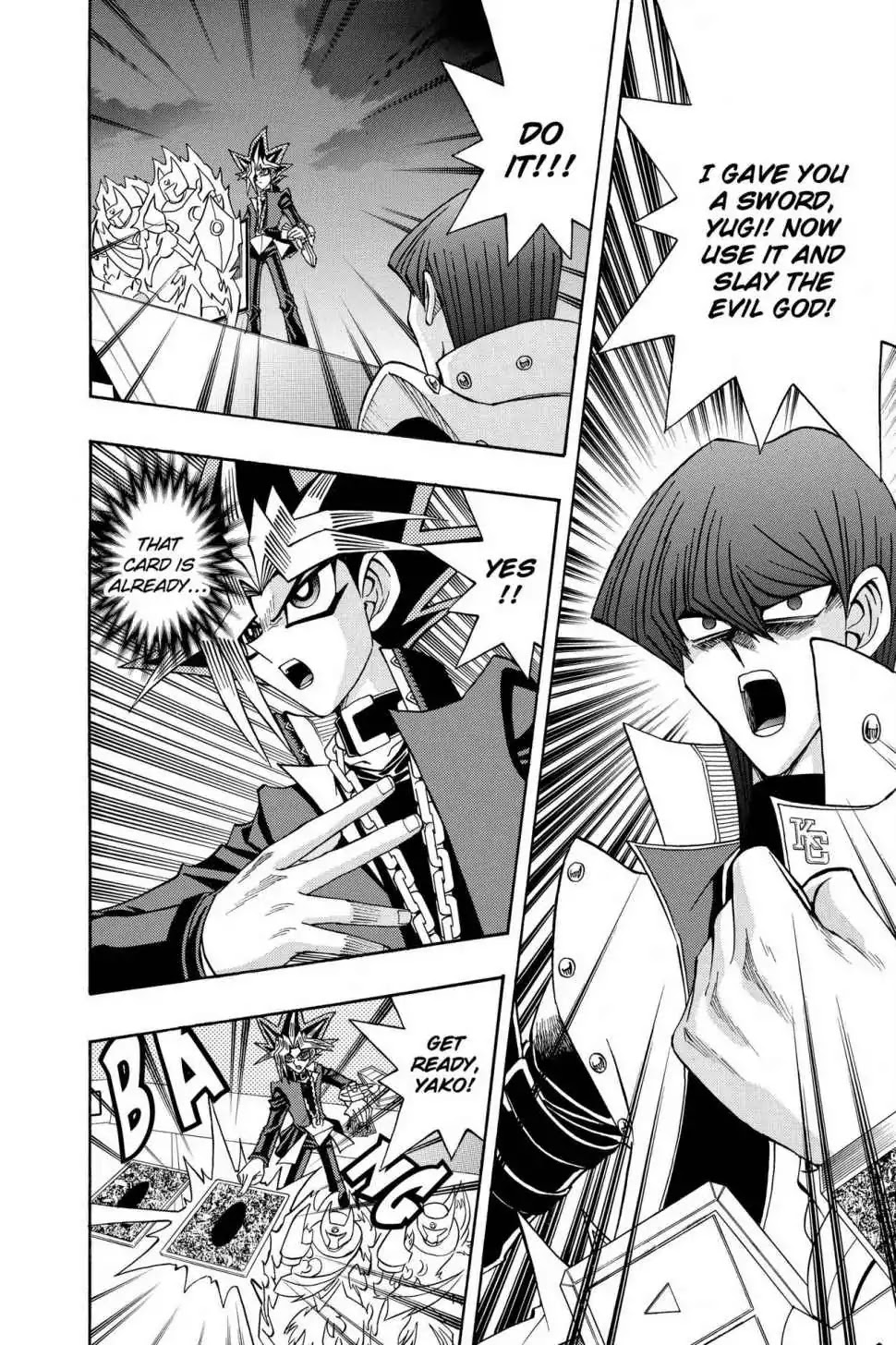 Yu-gi-oh! R Chapter 42 page 8 - Chapter 42: Vol.5 Duel Round 42: GOD VS. EVIL GOD!!