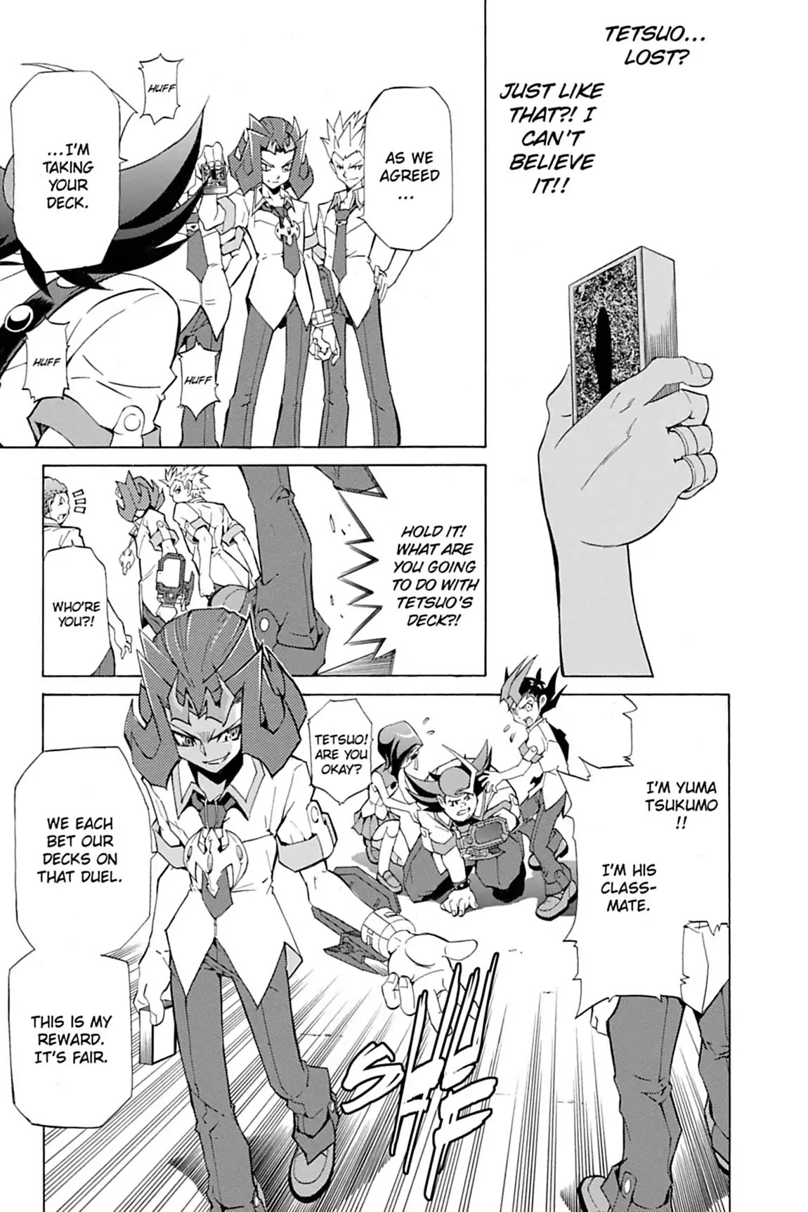 Yu-Gi-Oh! Zexal Chapter 1 page 22 - Chapter 1: Vol.1 Rank 1: The Name's Yuma!!