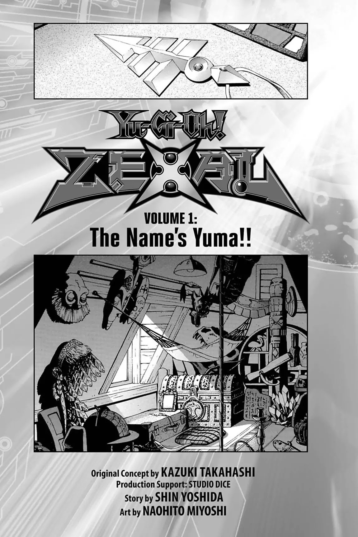 Yu-Gi-Oh! Zexal Chapter 1 page 4 - Chapter 1: Vol.1 Rank 1: The Name's Yuma!!