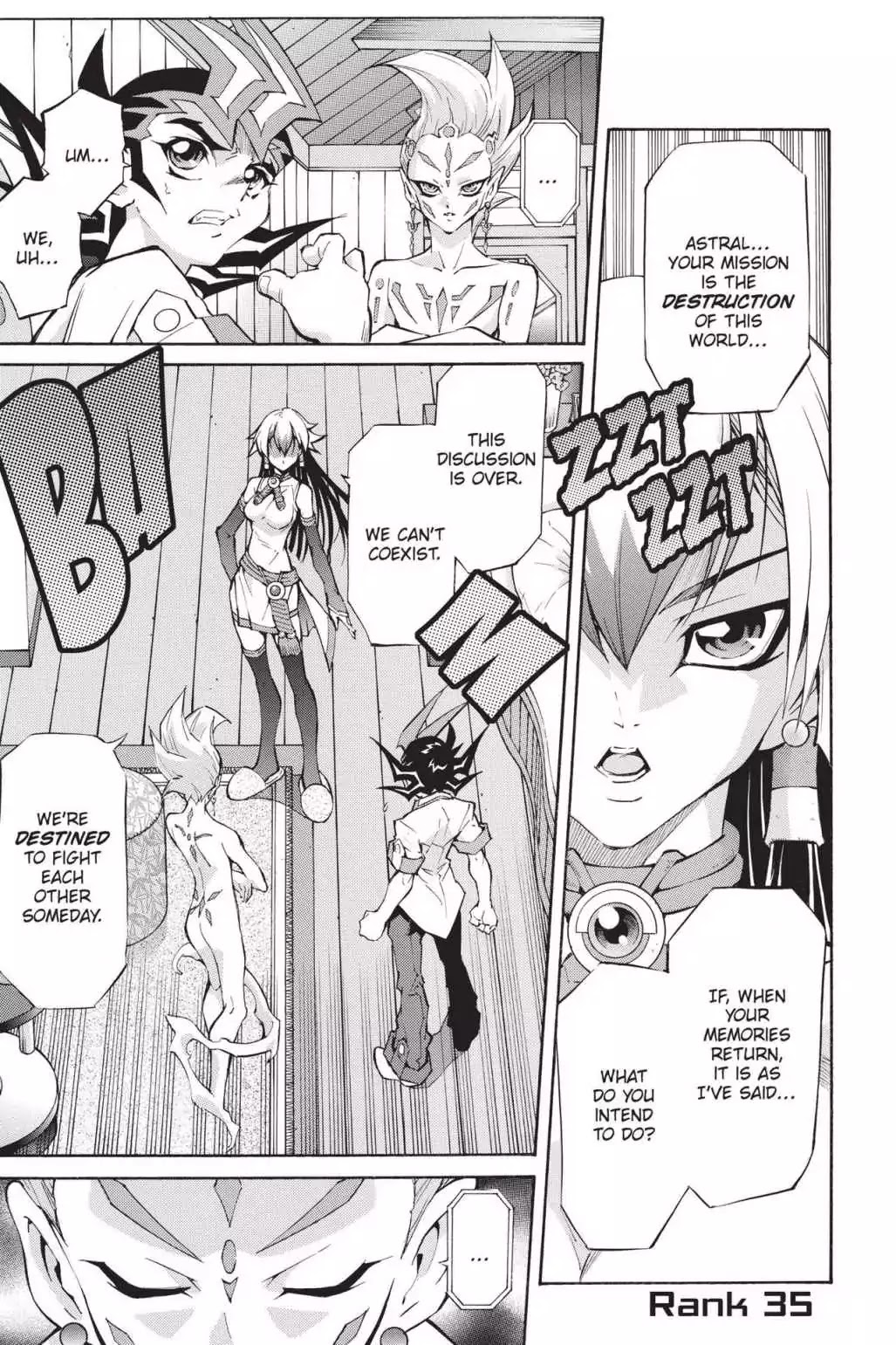 Yu-Gi-Oh! Zexal Chapter 35 page 1 - Chapter 35: Vol.6 Rank 35: Separation!!