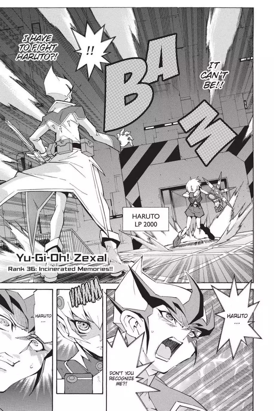 Yu-Gi-Oh! Zexal Chapter 36 page 1 - Chapter 36: Vol.6 Rank 36: Incinerated Memories!!