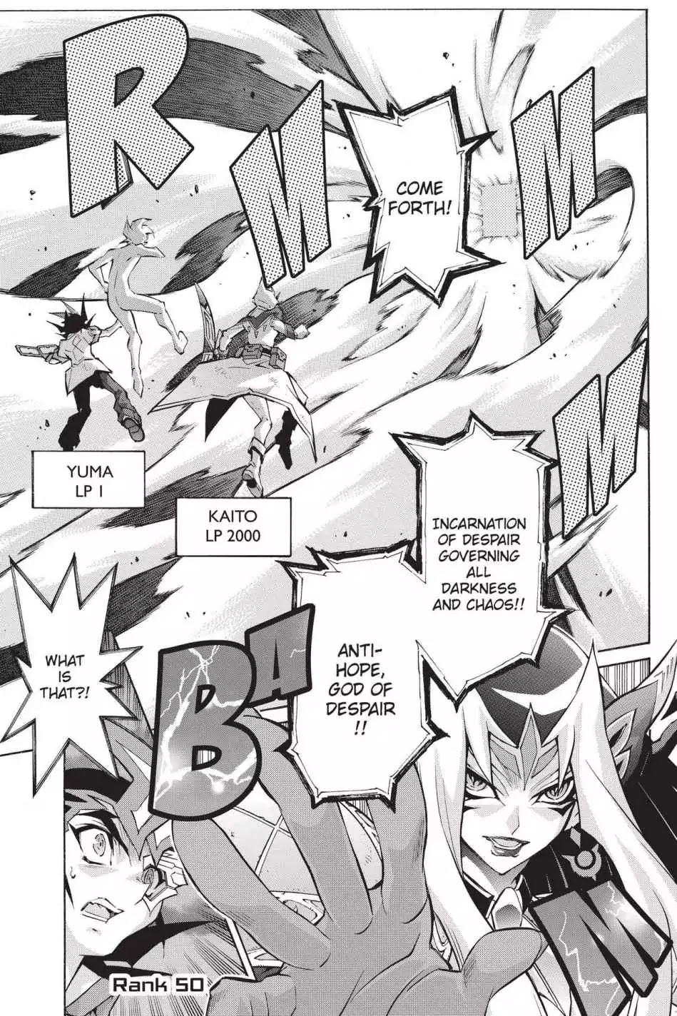 Yu-Gi-Oh! Zexal Chapter 50 page 1 - Chapter 50: Vol.9 Rank 50: God of Despair!!