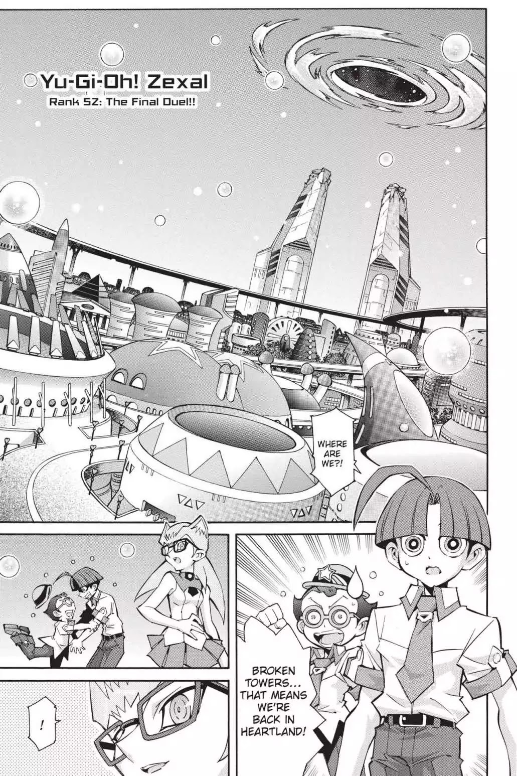 Yu-Gi-Oh! Zexal Chapter 52 page 1 - Chapter 52: Vol.9 Rank 52: The Final Duel!!