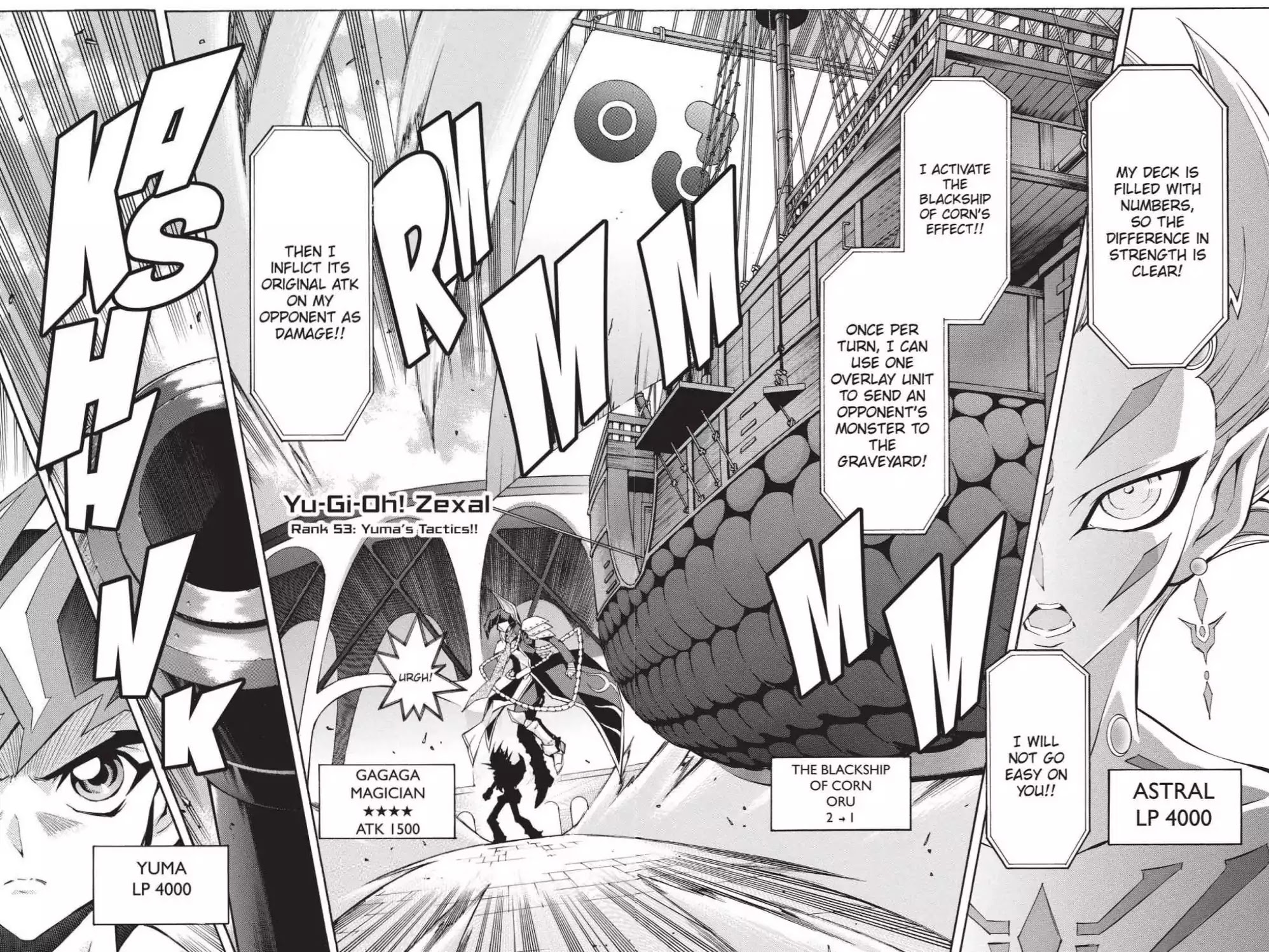 Yu-Gi-Oh! Zexal Chapter 53 page 1 - Chapter 53: Vol.9 Rank 53: Yuma's Tactics!!