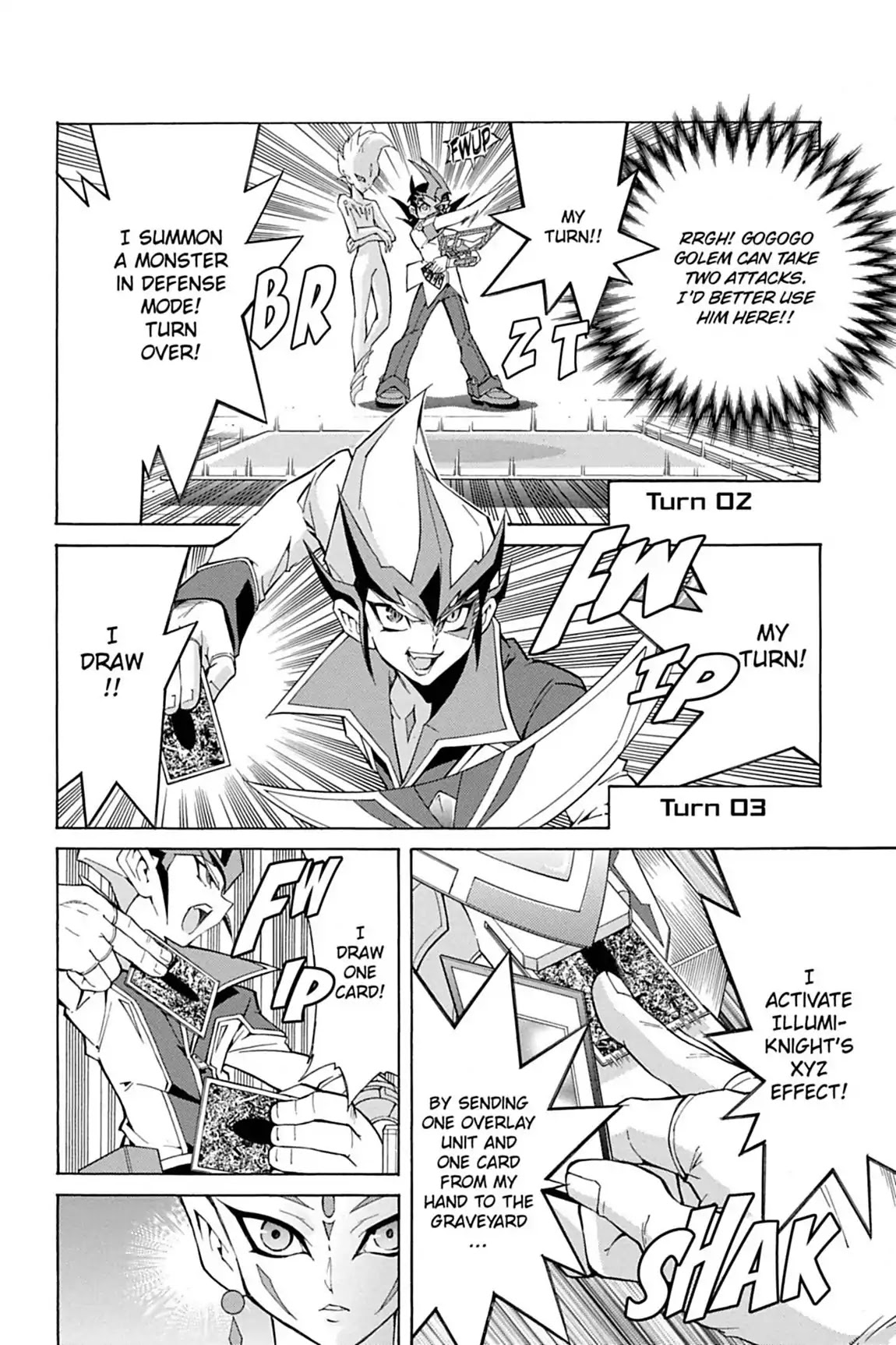 Yu-Gi-Oh! Zexal Chapter 8 page 13 - Chapter 8: Vol.2 Rank 8: Galaxy-Eyes Photon Dragon!!