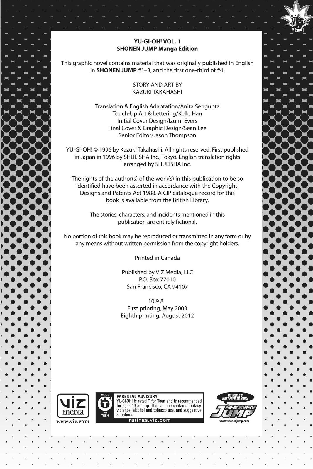 Yu-Gi-Oh Chapter 1 page 3 - Chapter 1