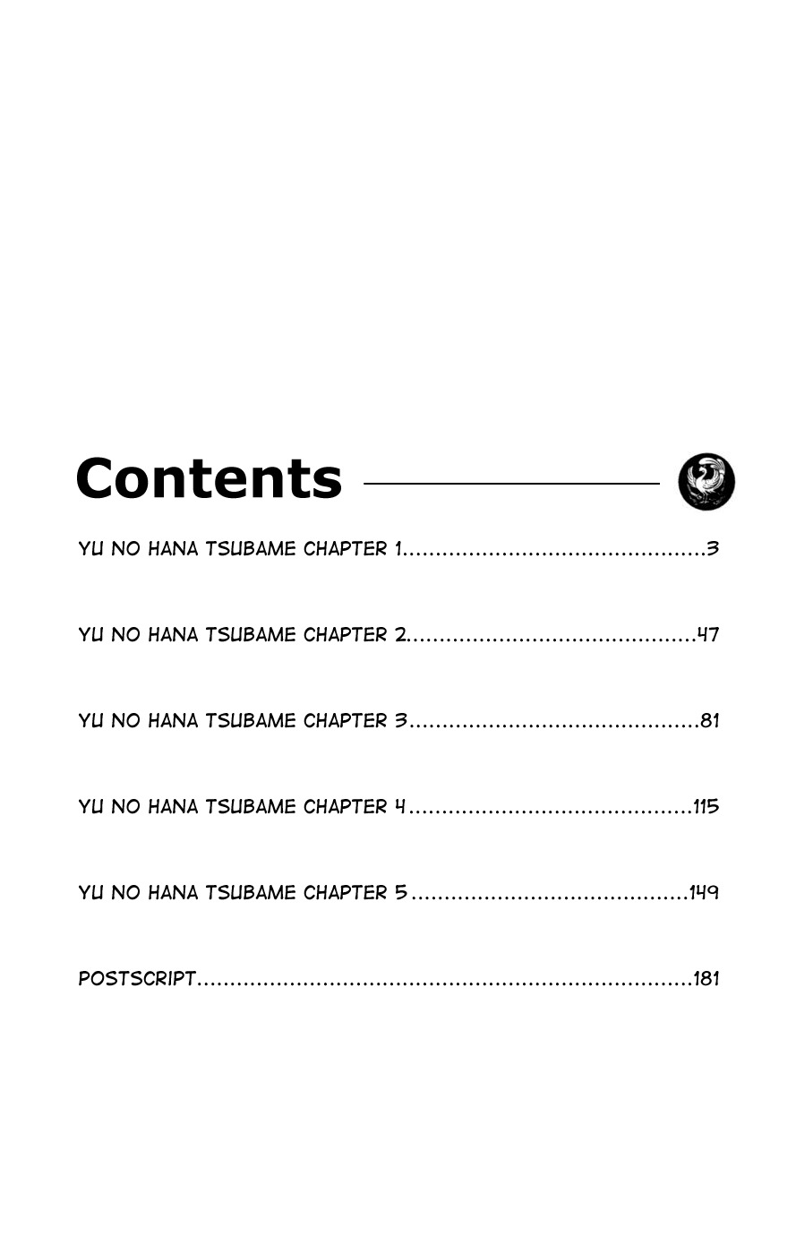 Yu no Hana Tsubame Chapter 1 page 3 - Chapter 1