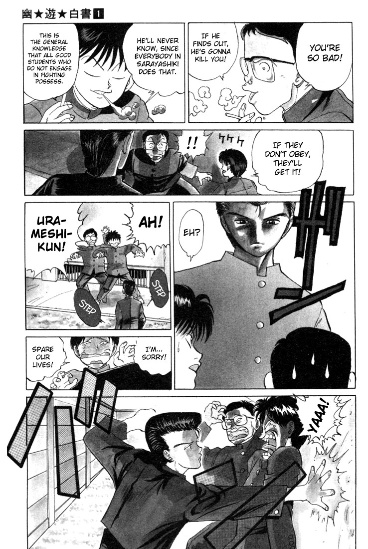 Yu Yu Hakusho Chapter 1 page 13 - Chapter 1