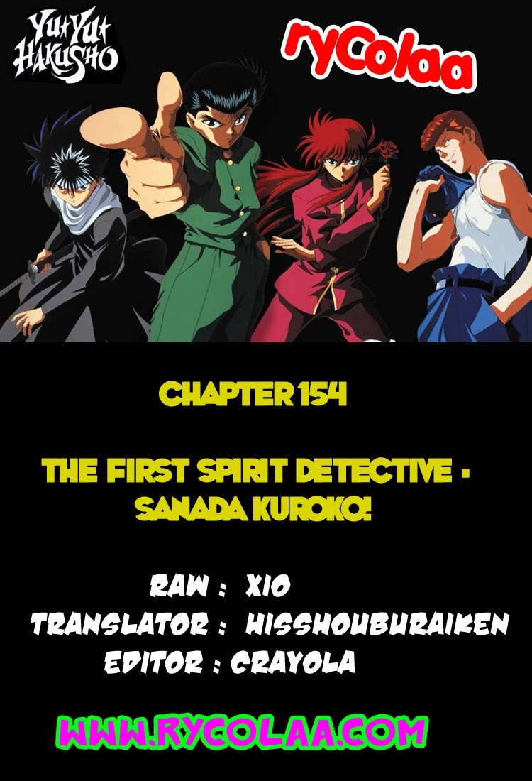 Yu Yu Hakusho Chapter 154 page 1 - Chapter 154
