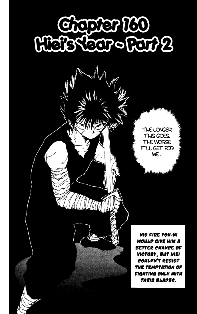 Yu Yu Hakusho Chapter 160 page 2 - Chapter 160