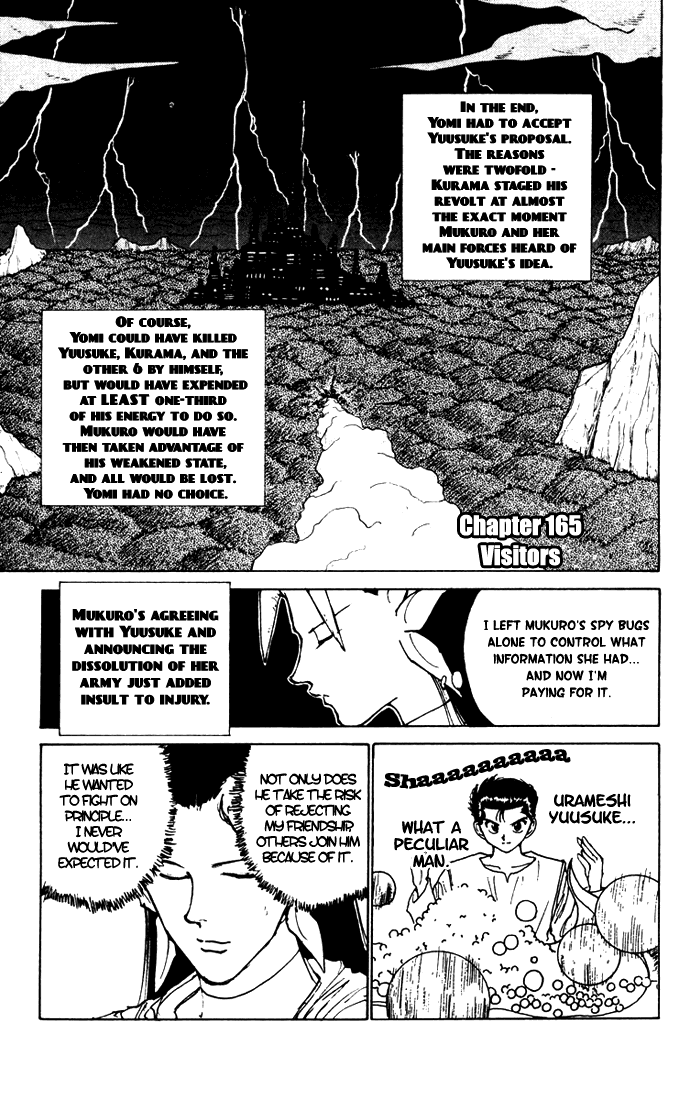 Yu Yu Hakusho Chapter 165 page 1 - Chapter 165