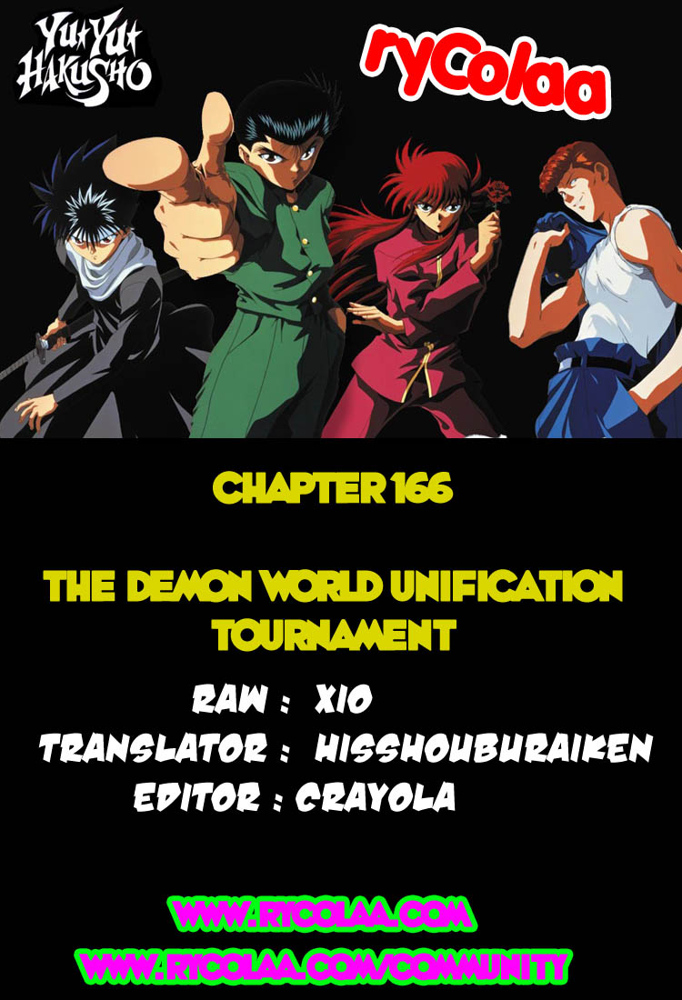 Yu Yu Hakusho Chapter 166 page 20 - Chapter 166