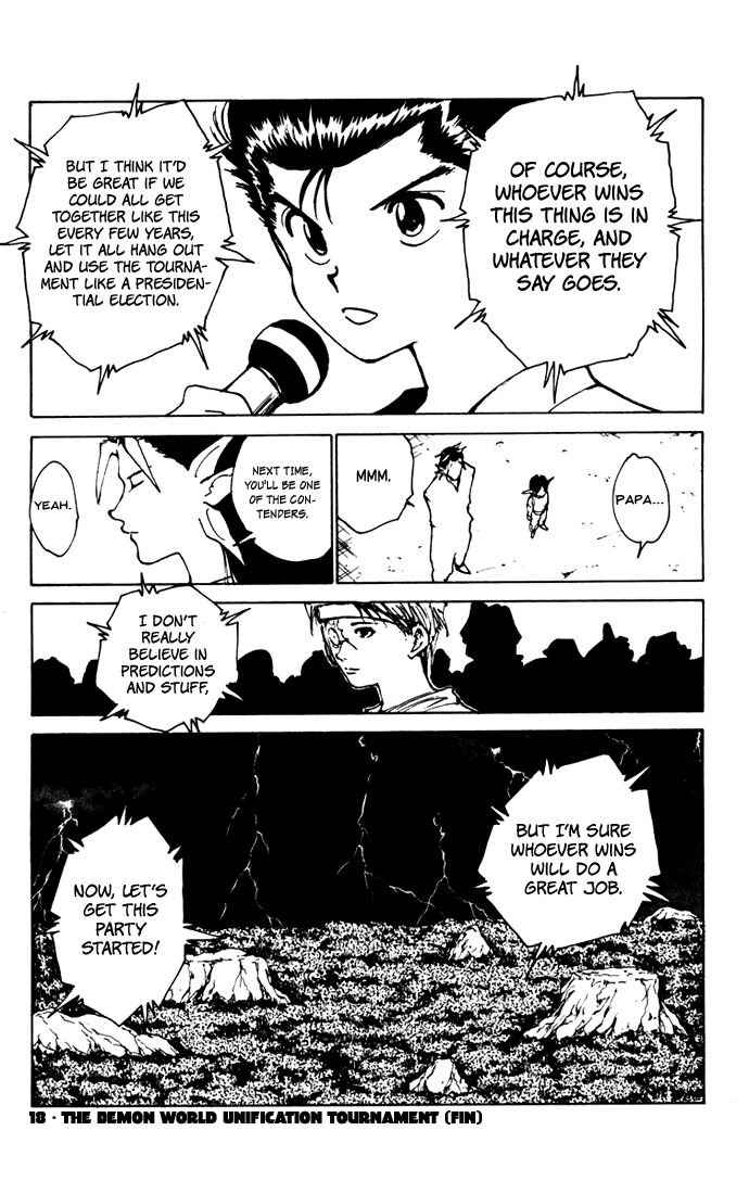 Yu Yu Hakusho Chapter 167 page 18 - Chapter 167