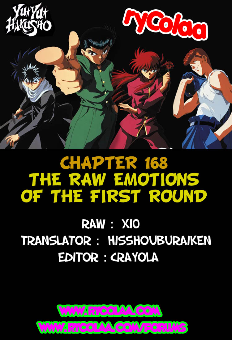 Yu Yu Hakusho Chapter 168 page 1 - Chapter 168